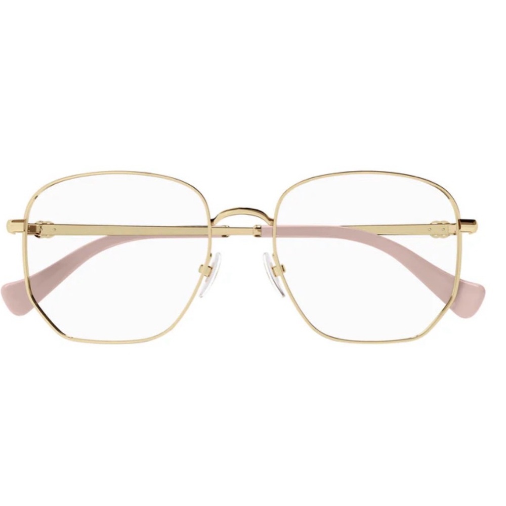 Gucci Gold Wireframe Glasses GG1420OK